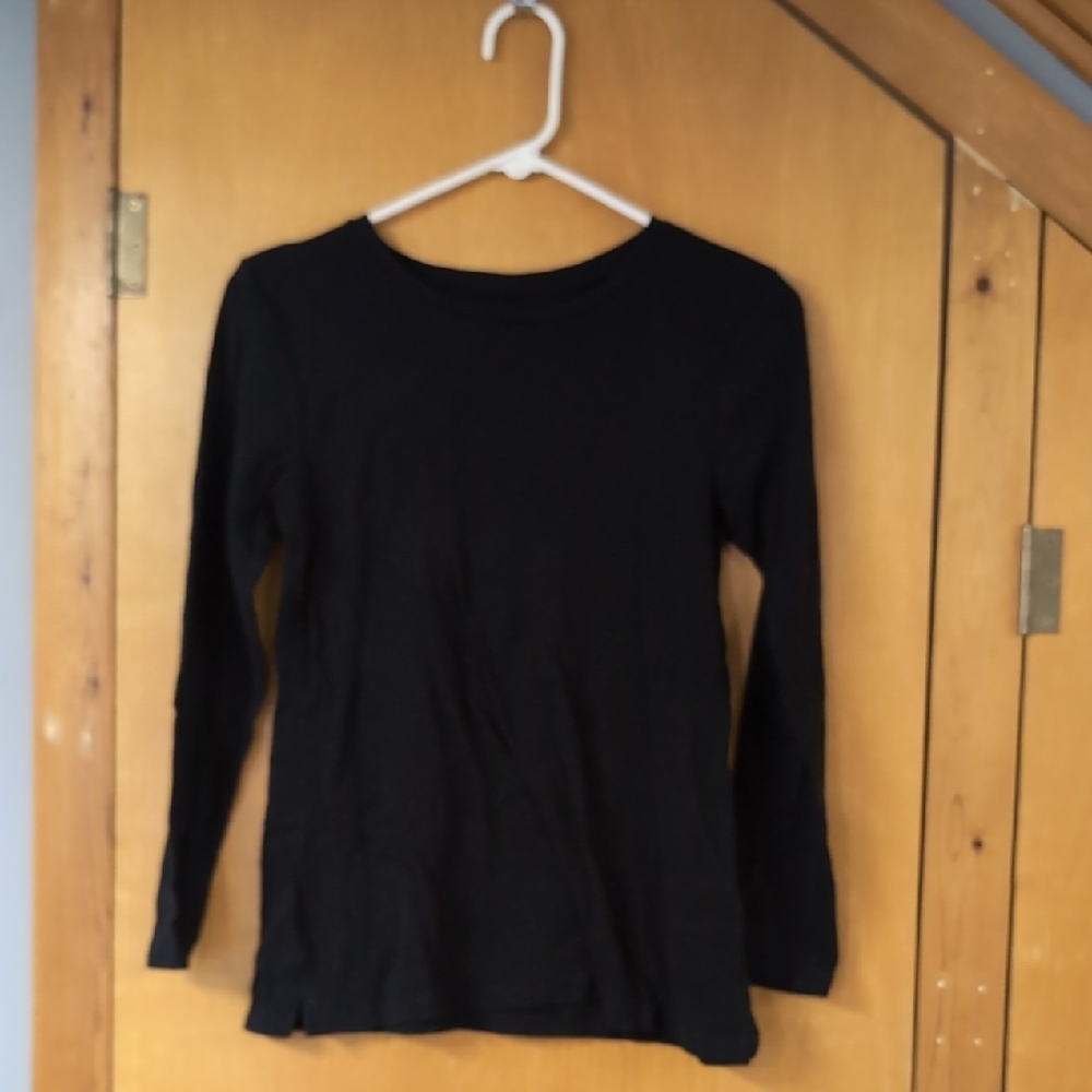 Black Ribbed long sleeve